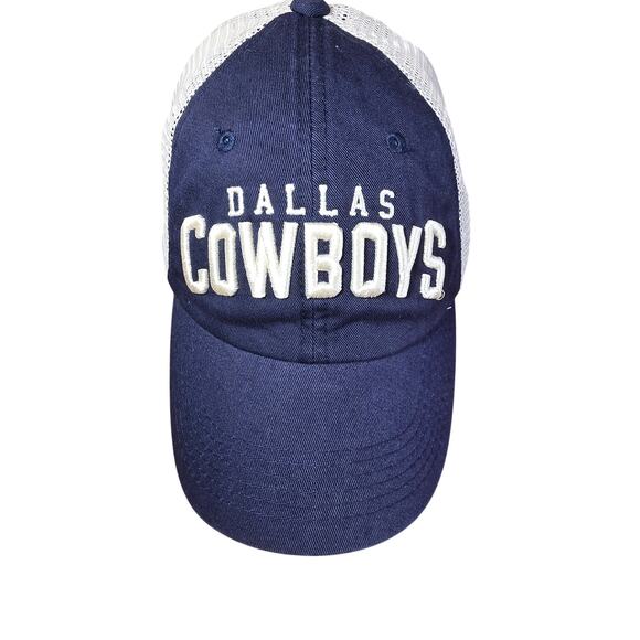 Vintage Dallas Cowboy Snapback Cap Hat Mesh Official Dallas Cowboys Merchandise - Picture 1 of 7